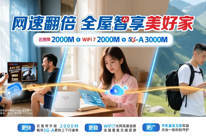 洱源县炼铁乡电信宽带套餐展示图
